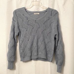 Knitted Blue Sweater